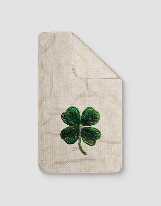Big Embroidered Shamrock - Loom Loom