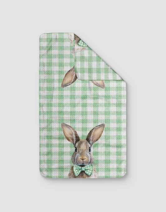 Big Bunnies On Gingham