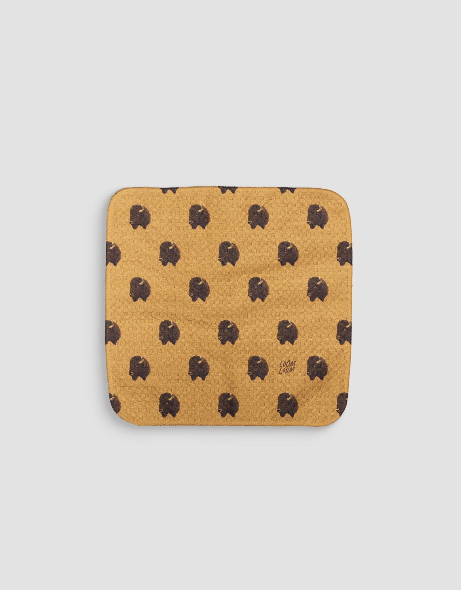 Bison Grid Dishcloth - Loom Loom