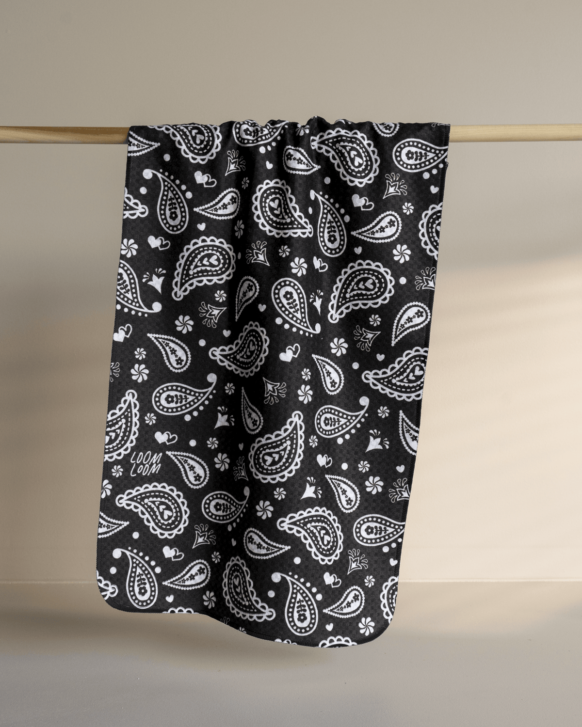Black Bandana 2 - Loom Loom