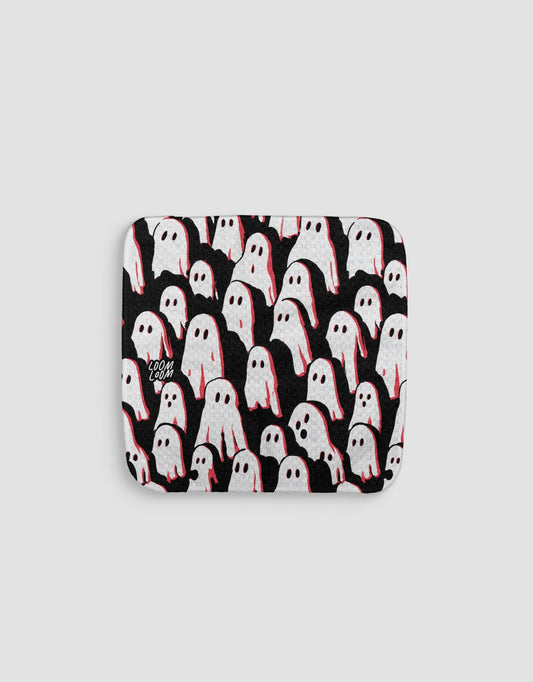 Black Red Ghost Crowd Dishcloth - Loom Loom