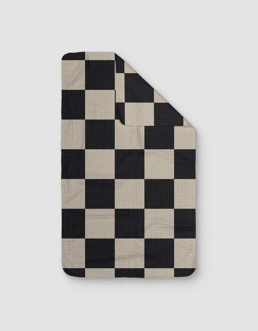 Black & White Checkers - Loom Loom