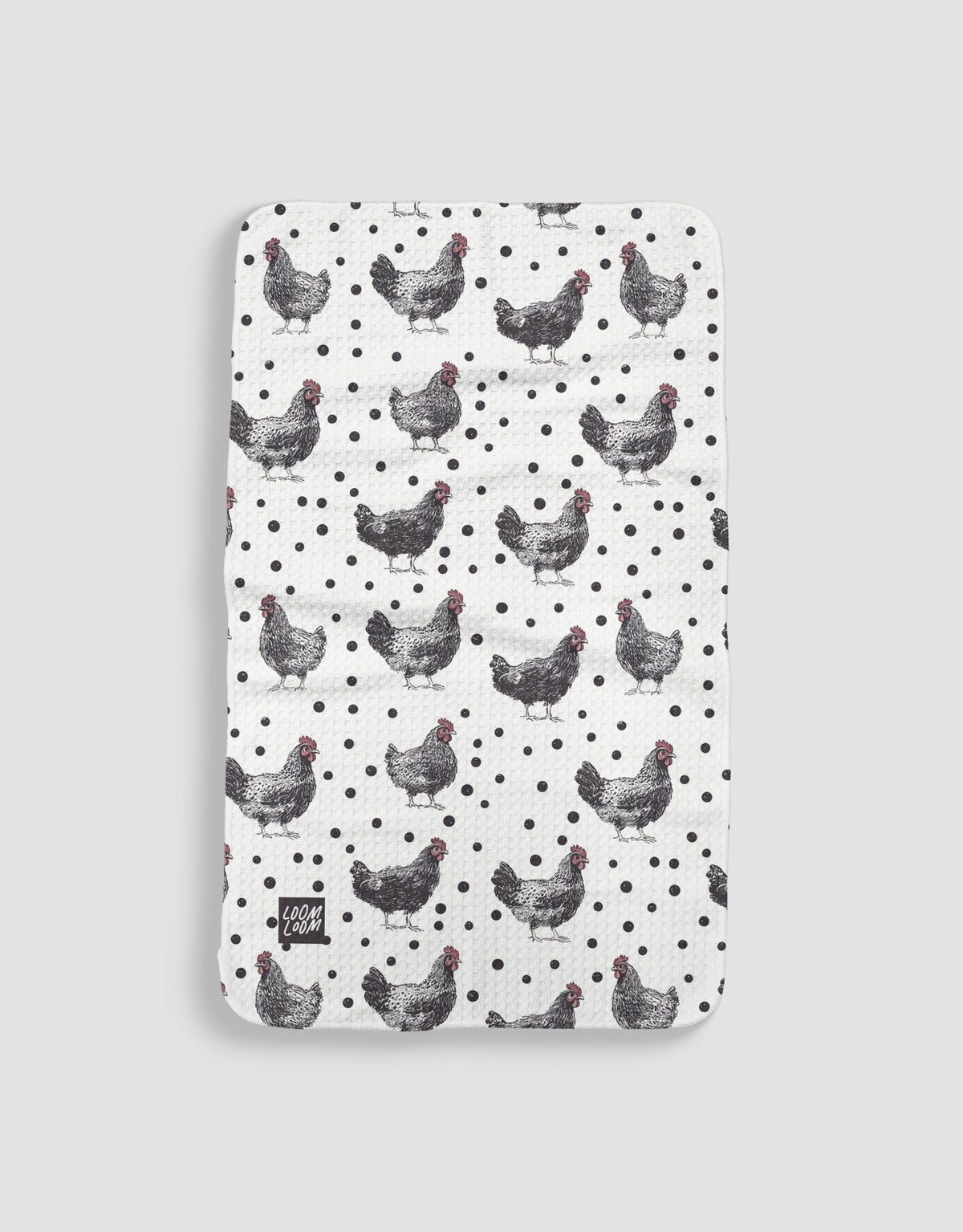 Black & White Chickens - Loom Loom