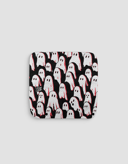 Black Red Ghost Crowd Dishcloth