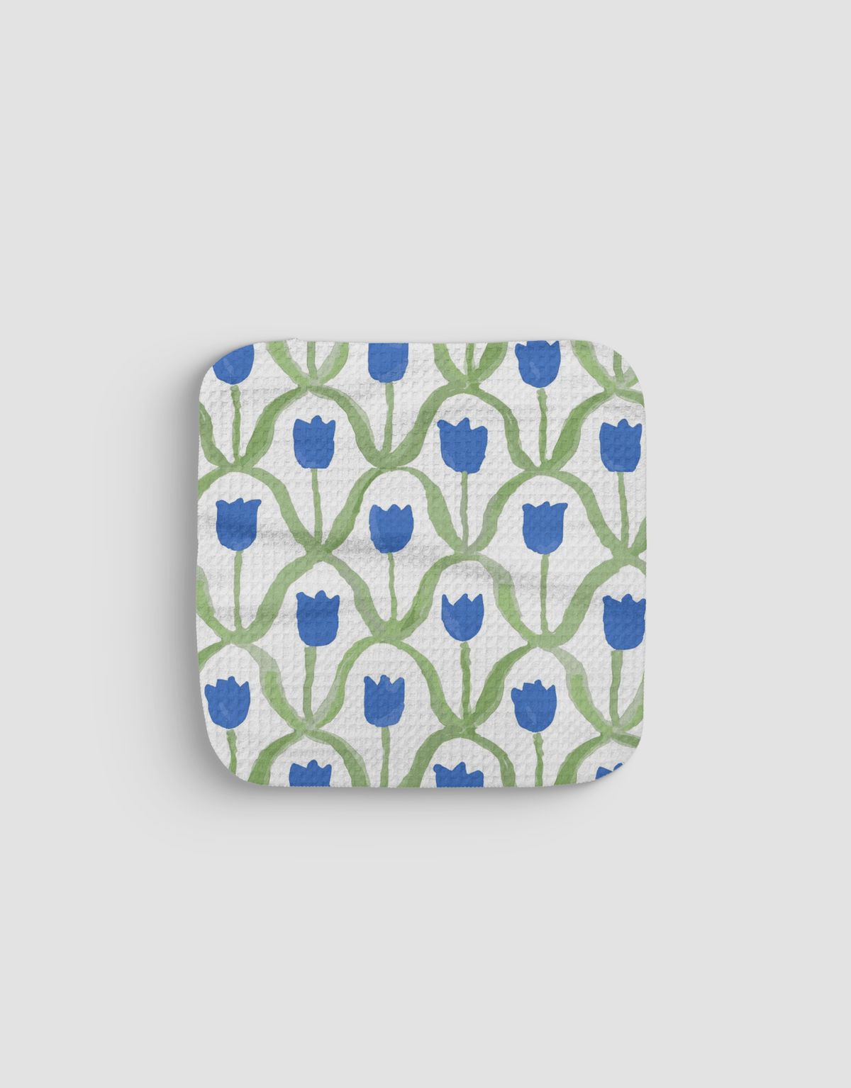 Blue Flowers Dishcloth - Loom Loom