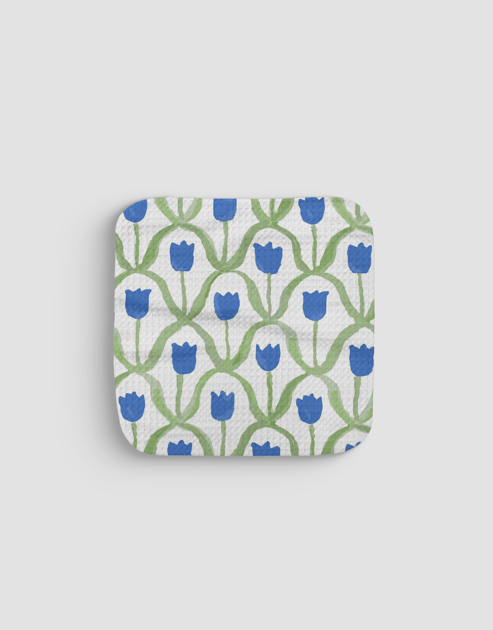Blue Flowers Dishcloth - Loom Loom