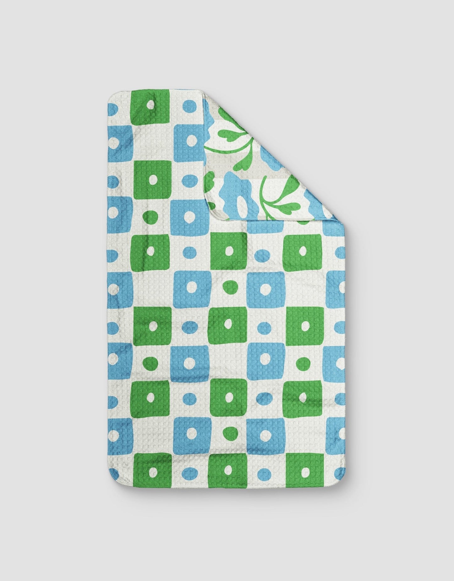 Blue Groove Checkerboard Reversible - Loom Loom
