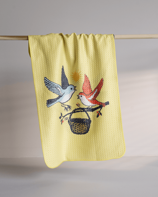 Blue Red Birds - Loom Loom