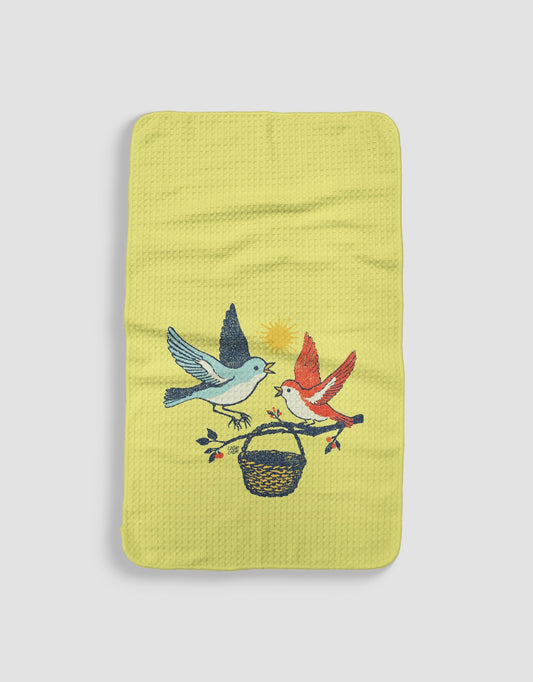 Blue Red Birds - Loom Loom