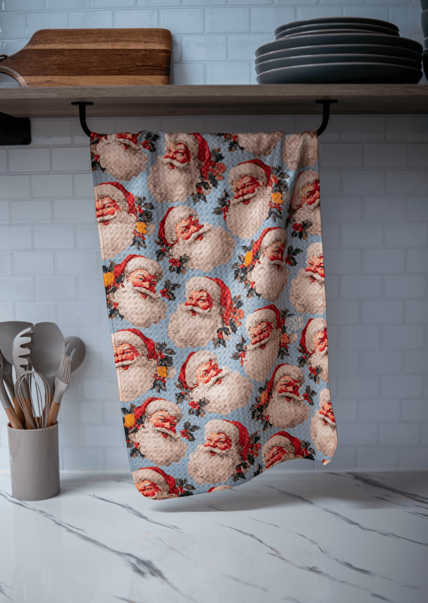 Blue Santas - Loom Loom