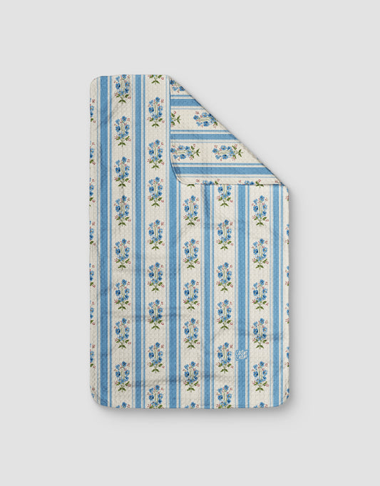 Blue Bouquet Stripes