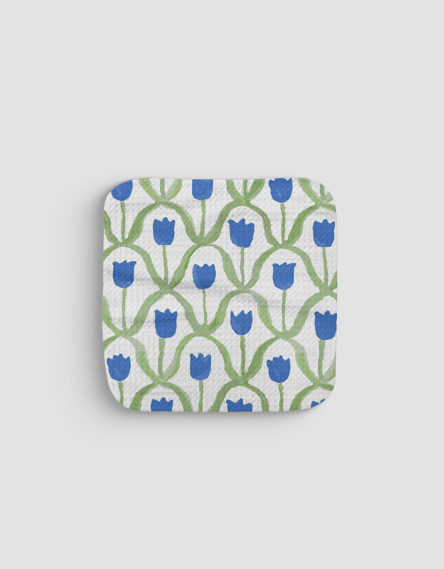 Blue Flowers Dishcloth