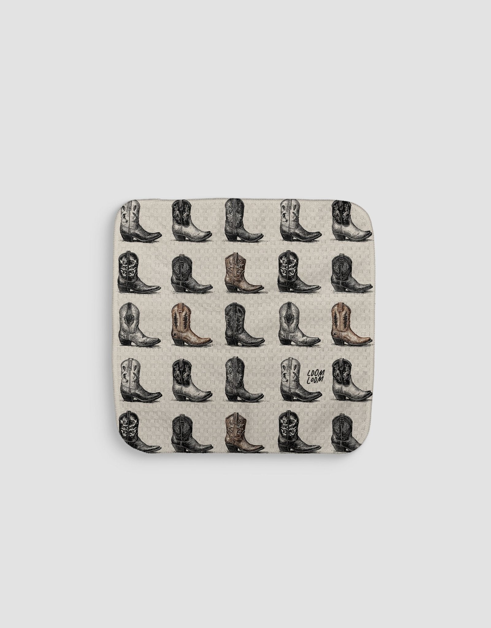 Boot Rows Dishcloth - Loom Loom