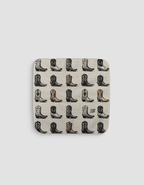 Boot Rows Dishcloth