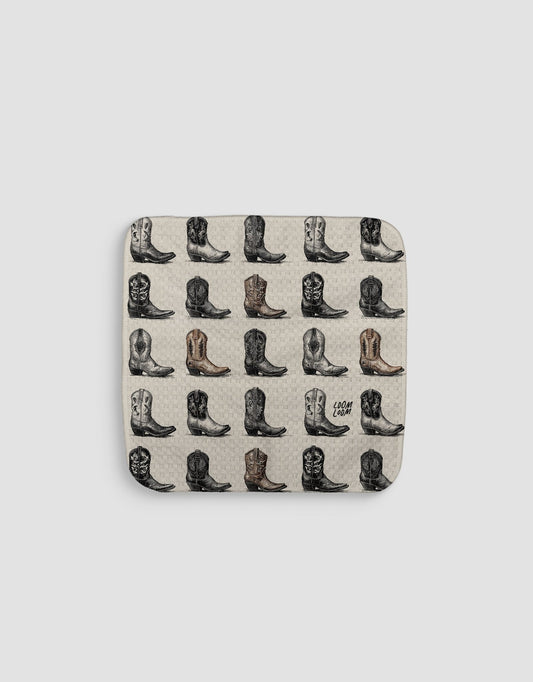 Boot Rows Dishcloth - Loom Loom