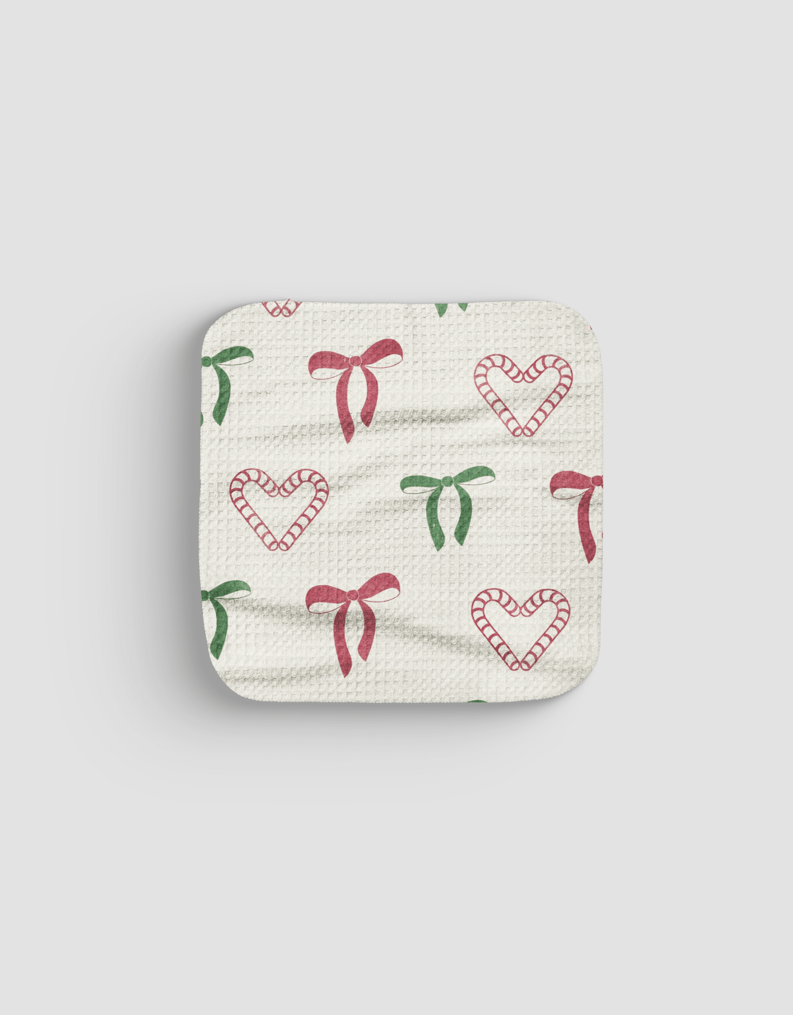 Bows + Canes Dishcloth - Loom Loom