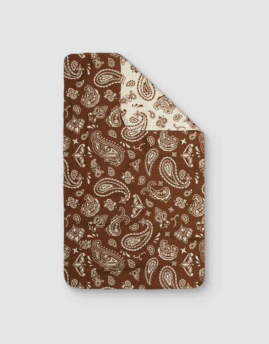 Brown Bandana Reversible - Loom Loom