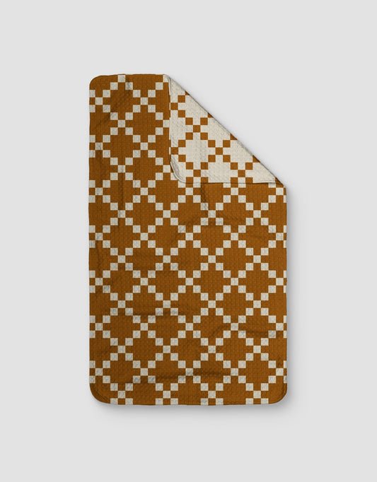 Brown Diamonds Reversible - Loom Loom