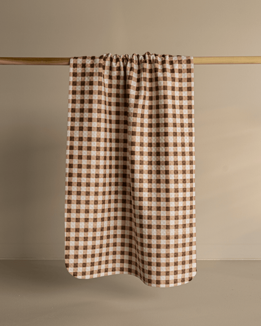 Brown Gingham - Loom Loom
