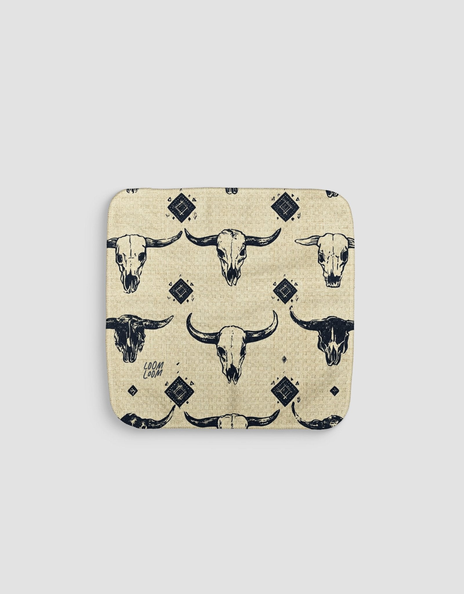 Bull Skulls Dishcloth - Loom Loom