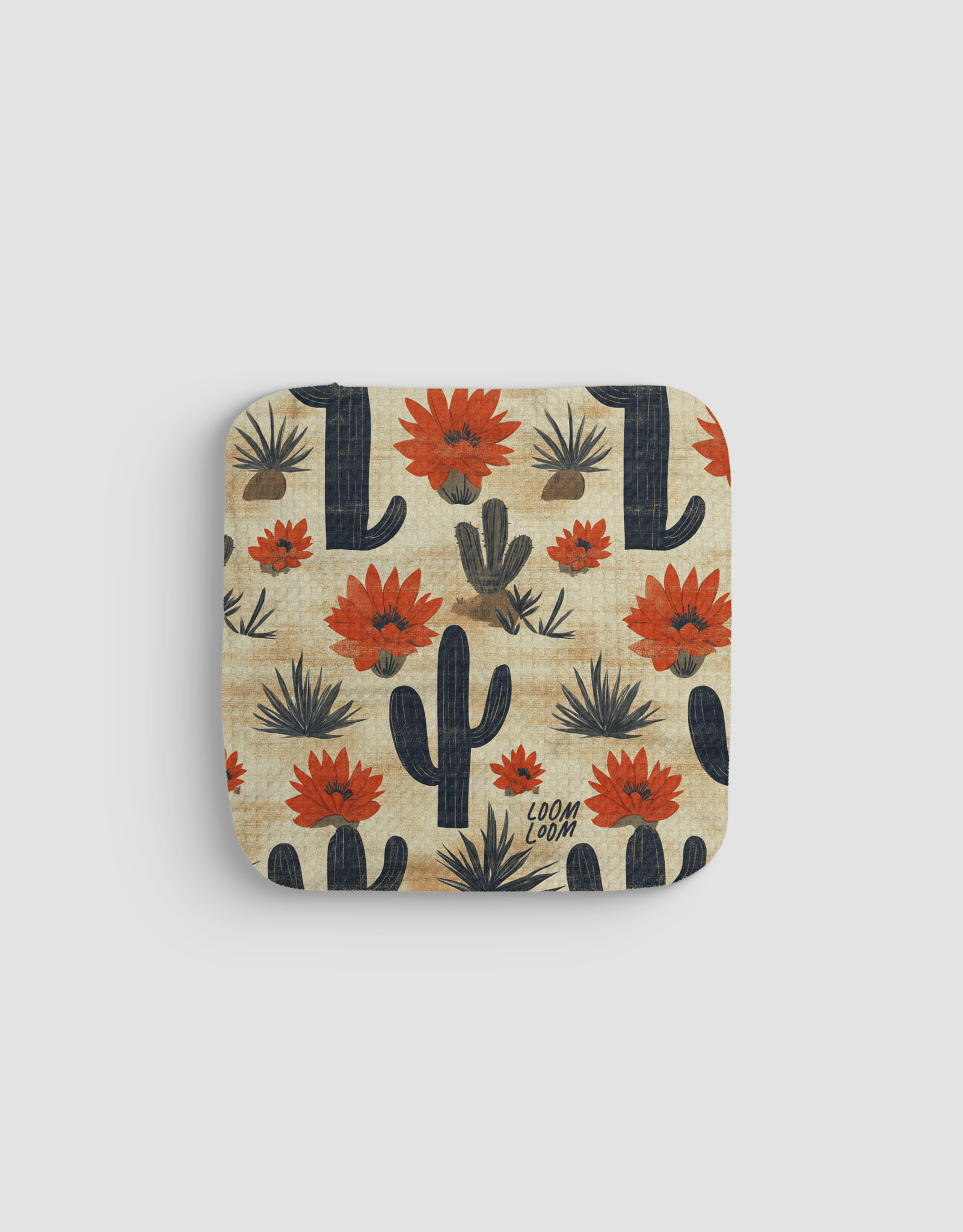 Cacti Desert Dishcloth - Loom Loom
