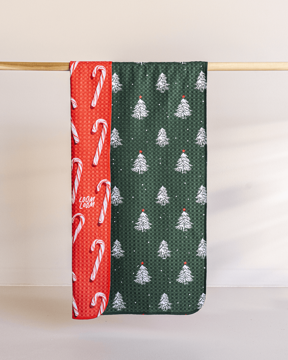 Candy Cane Christmas Trees Reversible - Loom Loom