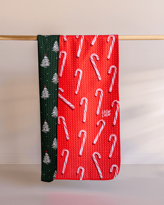 Candy Cane Christmas Trees Reversible - Loom Loom