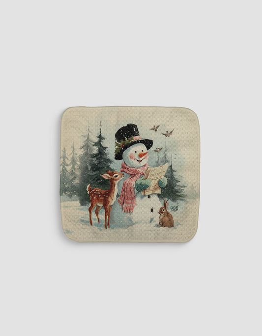 Carolers Dishcloth