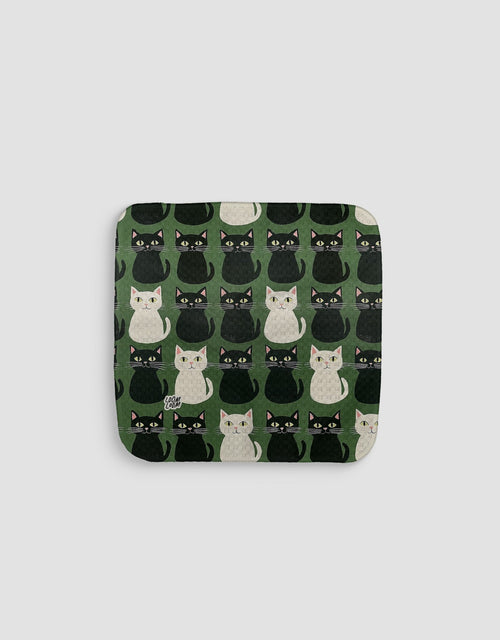 Cat Rows Dishcloth