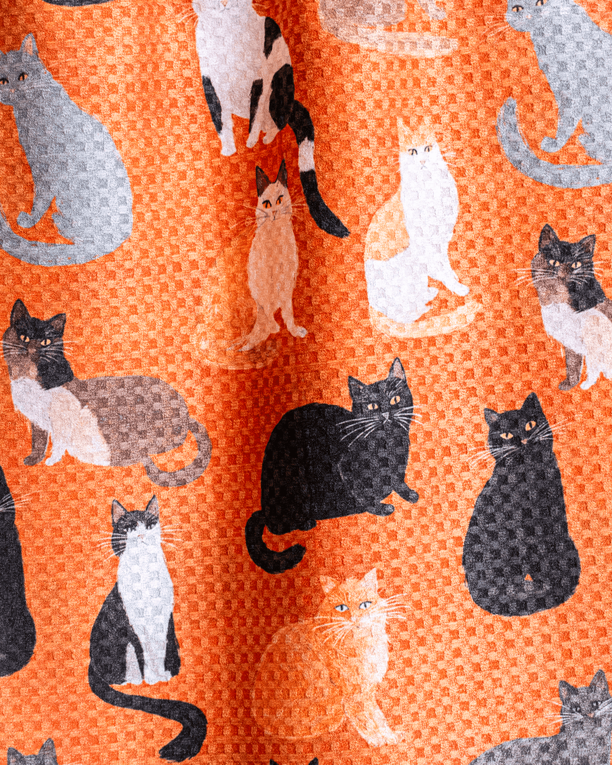 Cats On Red - Loom Loom