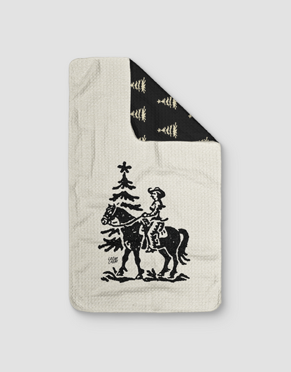 Cowgirl Christmas Trees Reversible
