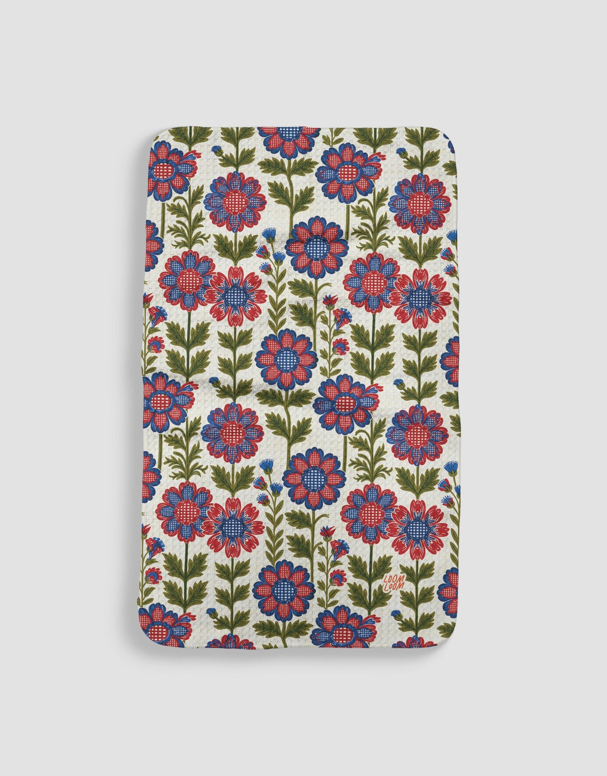 Checkered Flowers - Loom Loom
