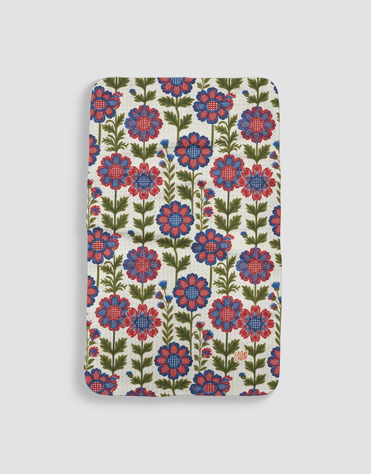 Checkered Flowers - Loom Loom