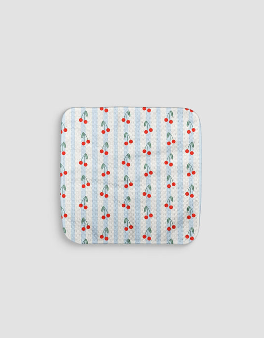Cherry Stripes Dishcloth - Loom Loom