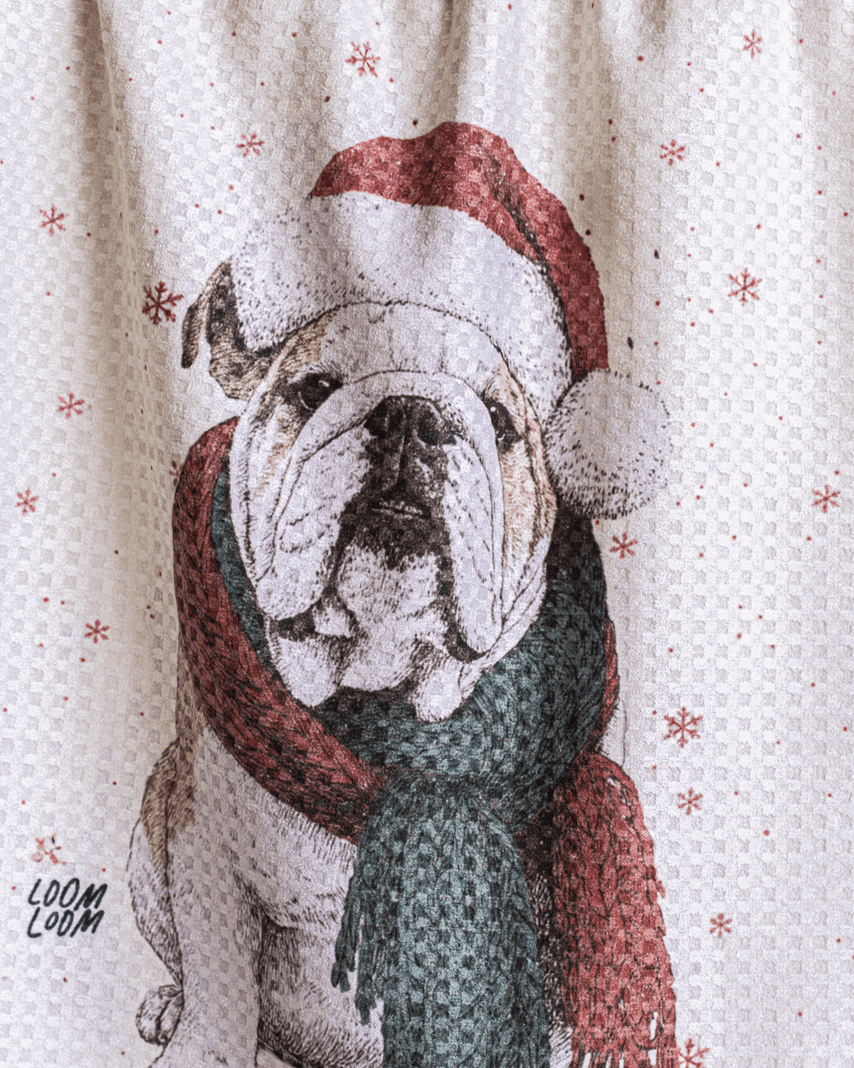 Christmas Bulldog - Loom Loom