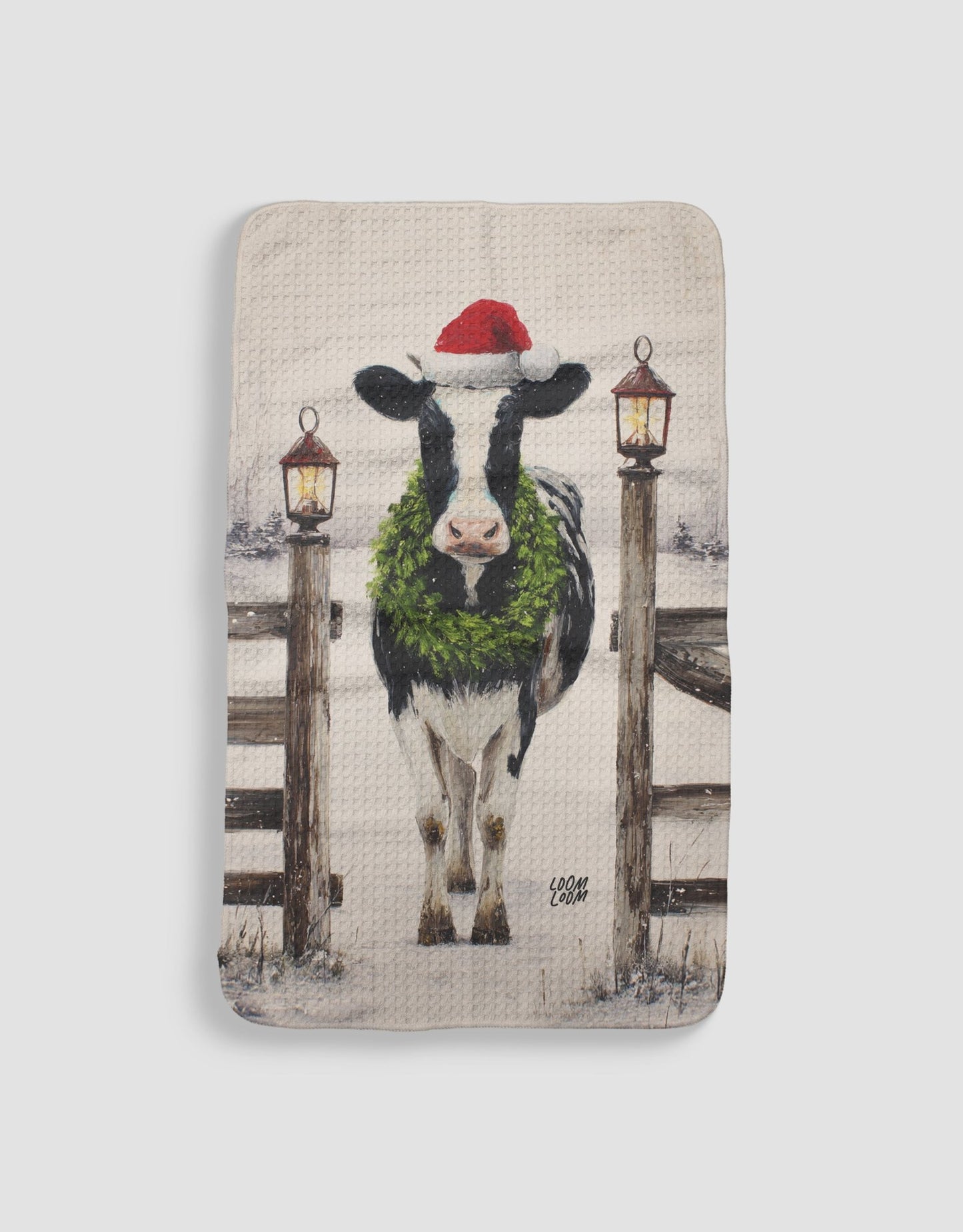 Christmas Cow - Loom Loom
