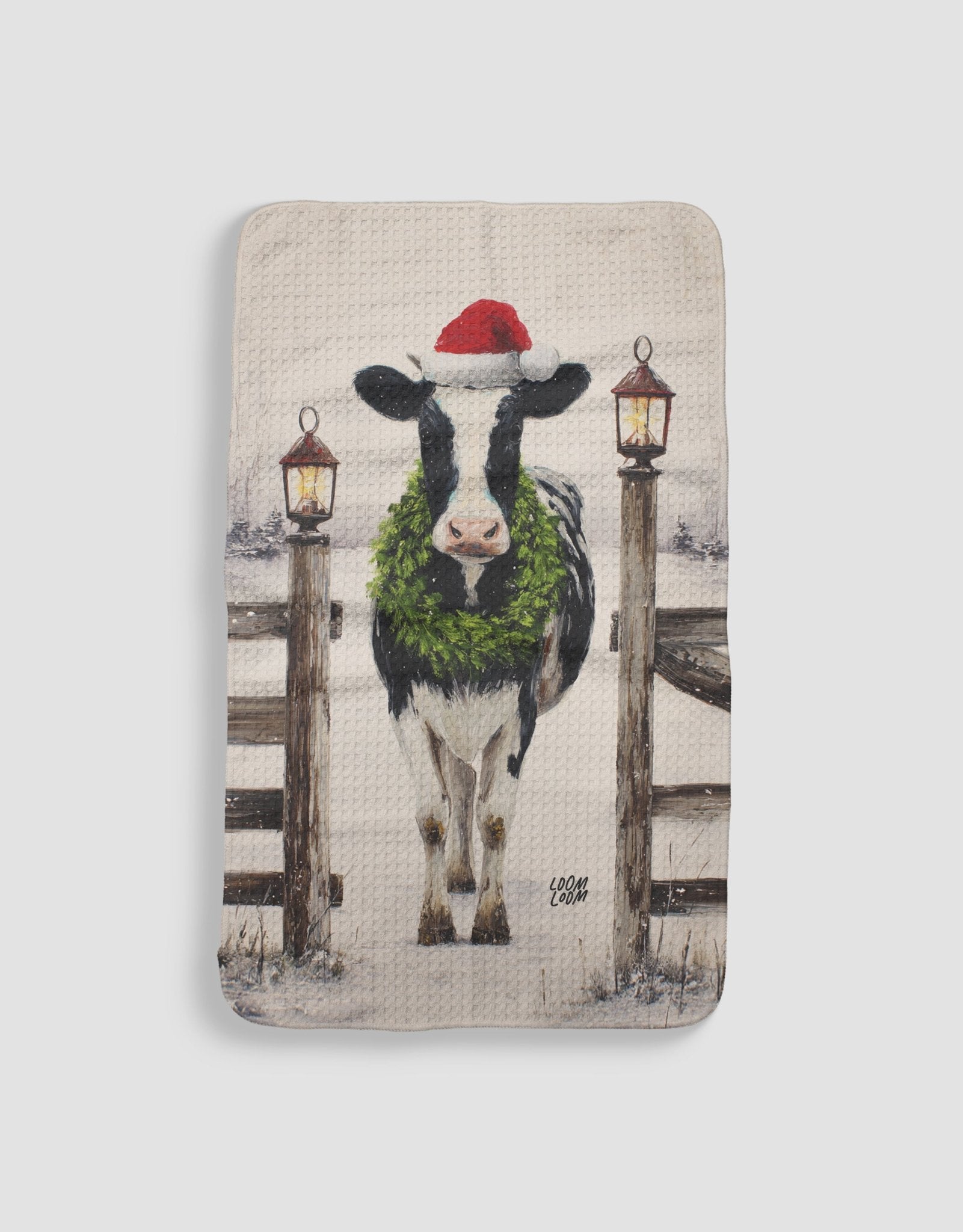 Christmas Cow - Loom Loom