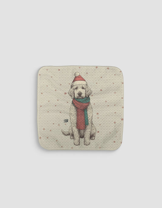 Christmas Doodle Dishcloth - Loom Loom