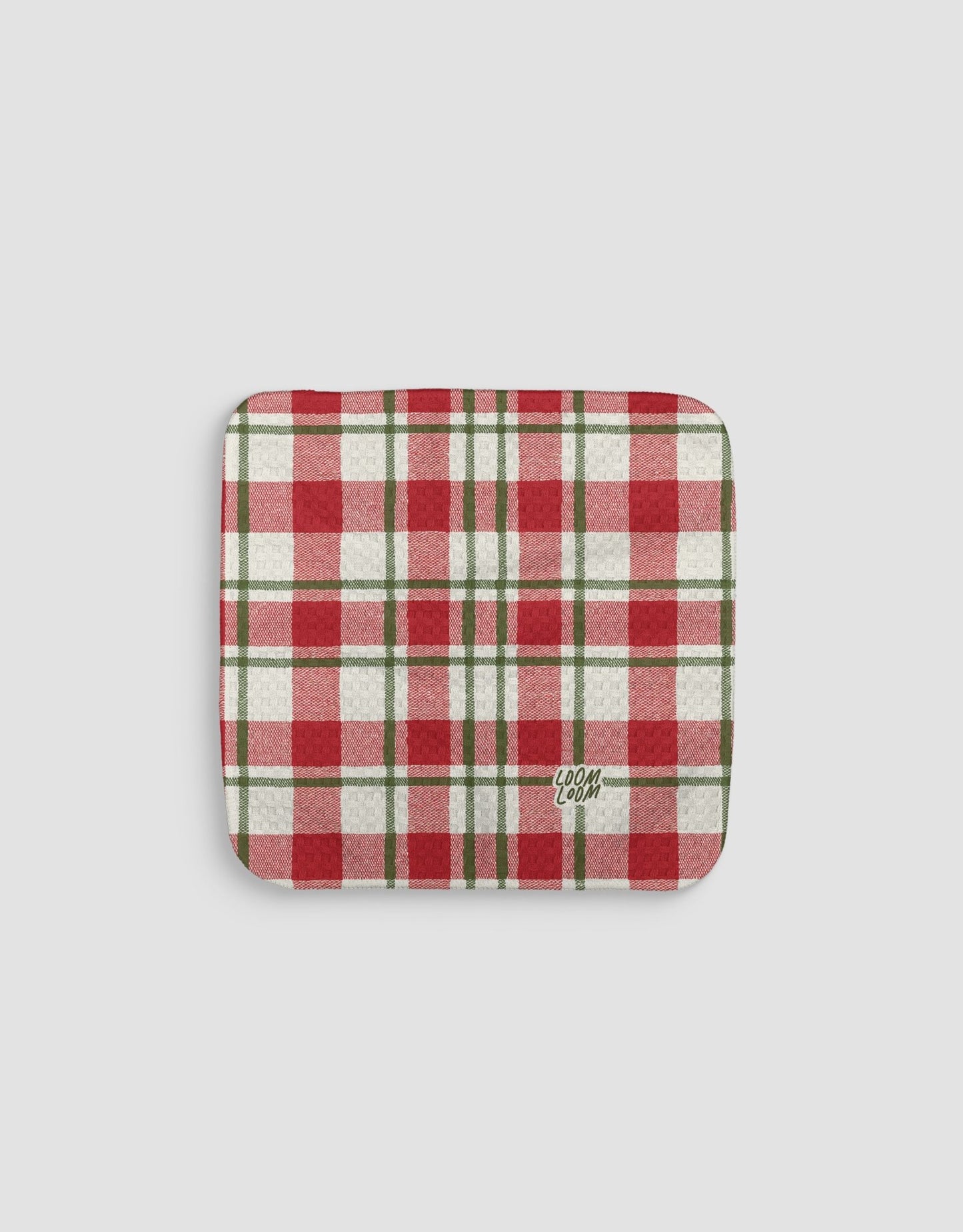 Christmas Flannel Dishcloth - Loom Loom