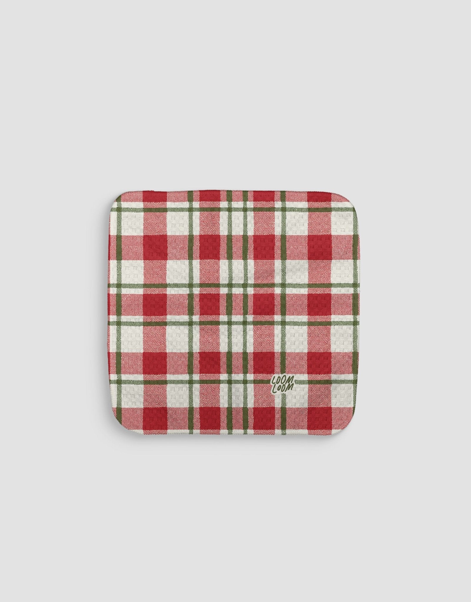 Christmas Flannel Dishcloth - Loom Loom