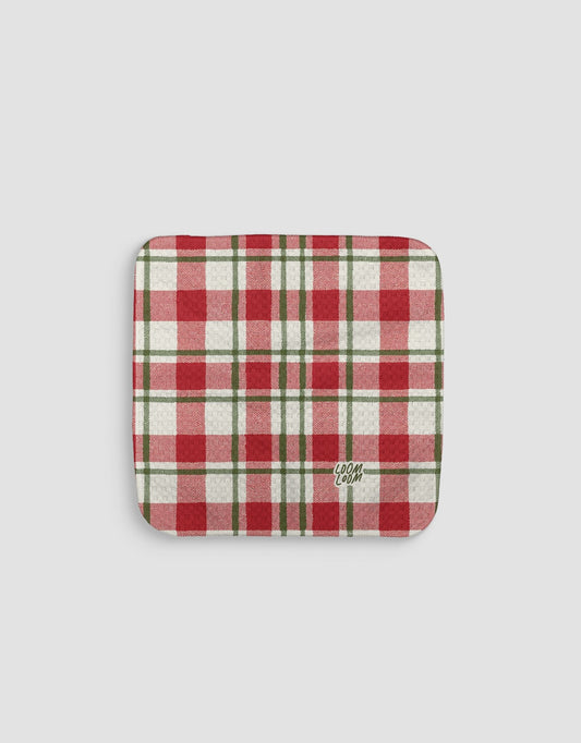 Christmas Flannel Dishcloth - Loom Loom