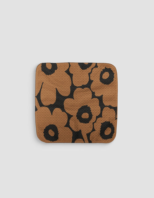 Chubby Flowers Dark Dishcloth
