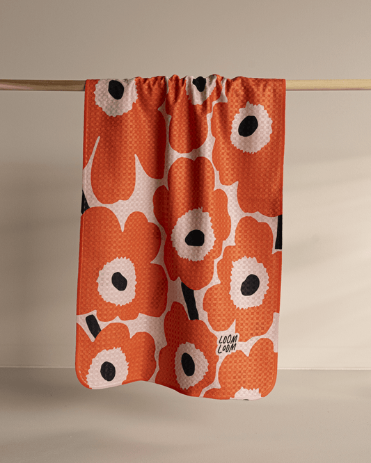 Chubby Flowers - Orange - Loom Loom