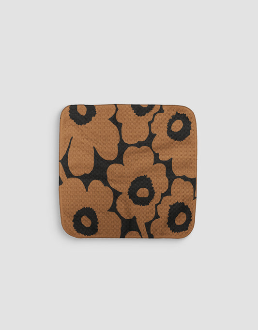 Chubby Flowers Dark Dishcloth