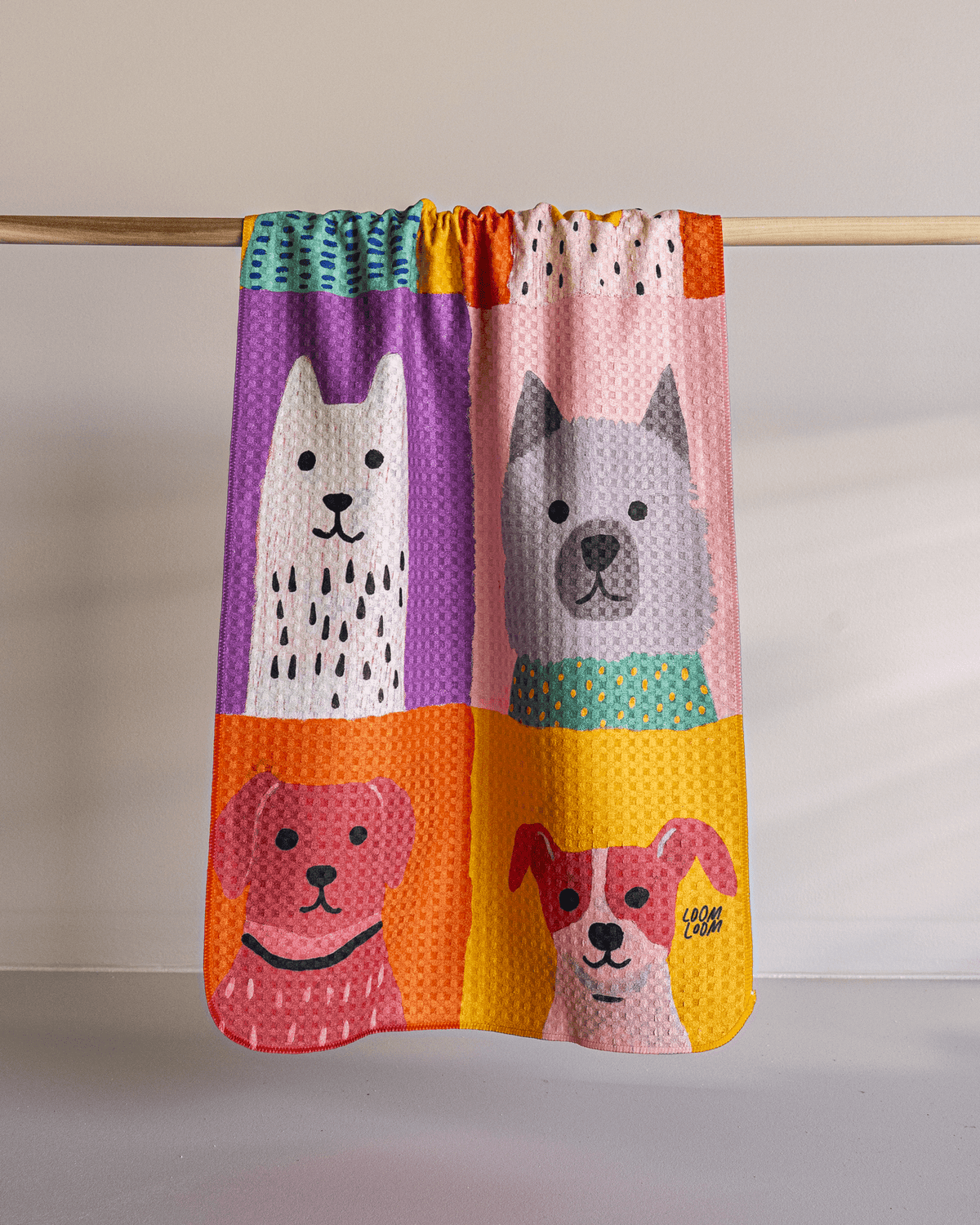 Color Box Dogs Reversible - Loom Loom