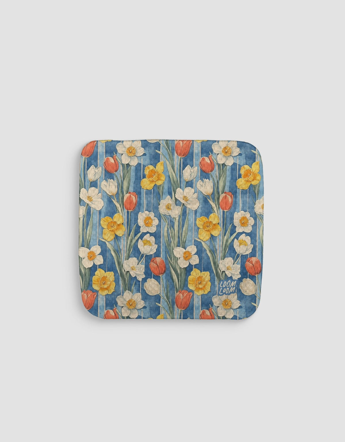 Colorful Daffodils Dishcloth - Loom Loom
