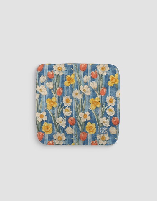 Colorful Daffodils Dishcloth - Loom Loom