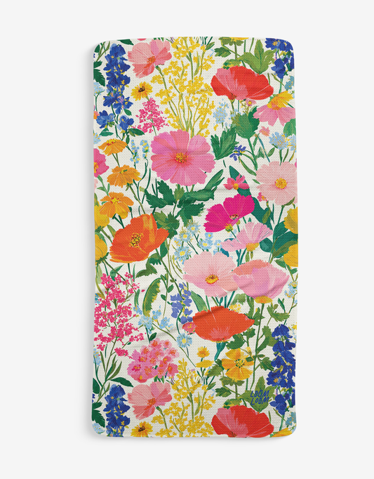 Colorful Floral Bath Towel - Loom Loom