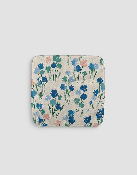 Cool Flowers Dishcloth