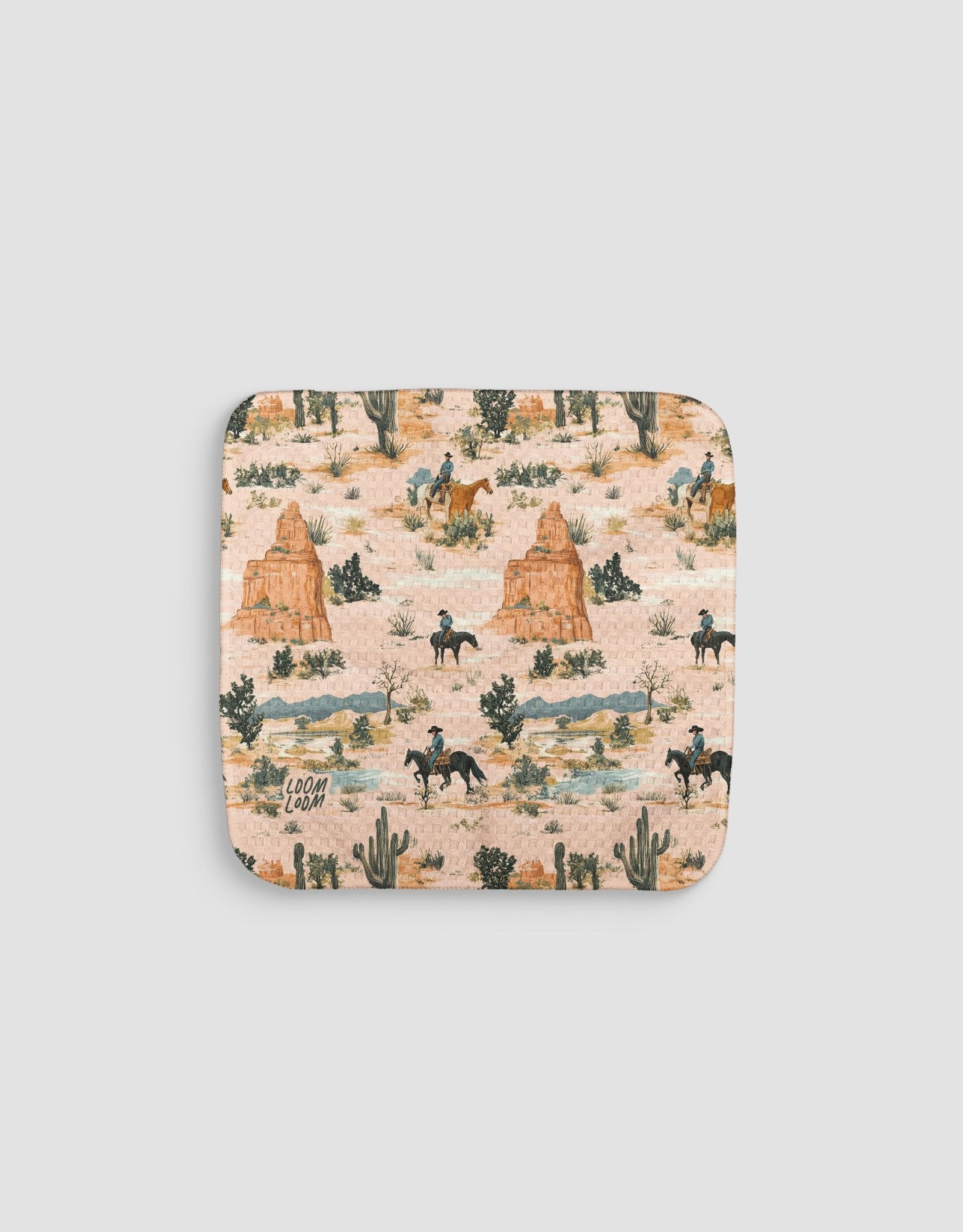 Coral Desert Dishcloth - Loom Loom